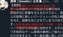 推特原神内鬼爆料视频,新角色与剧情大揭秘！